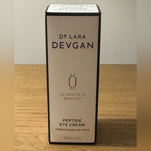 Brand new DR. LARA DEVGAN Peptide Eye Cream